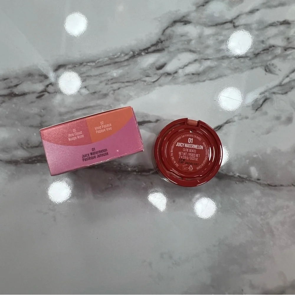 Kaja Cutie Bento Creamy Lip & Cheek Duo Juicy Watermelon 01